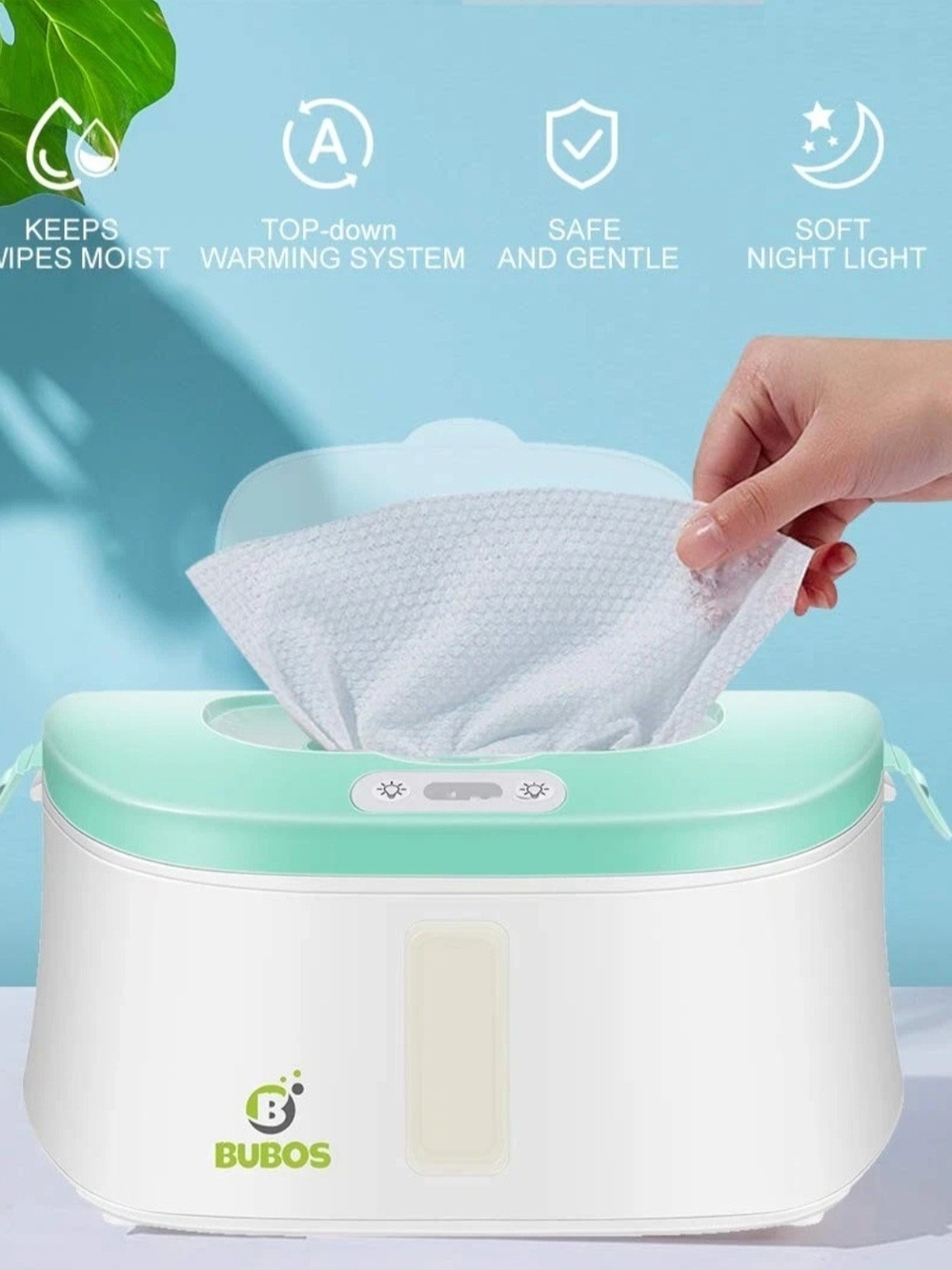 Mint Green Baby Wipe Dispenser